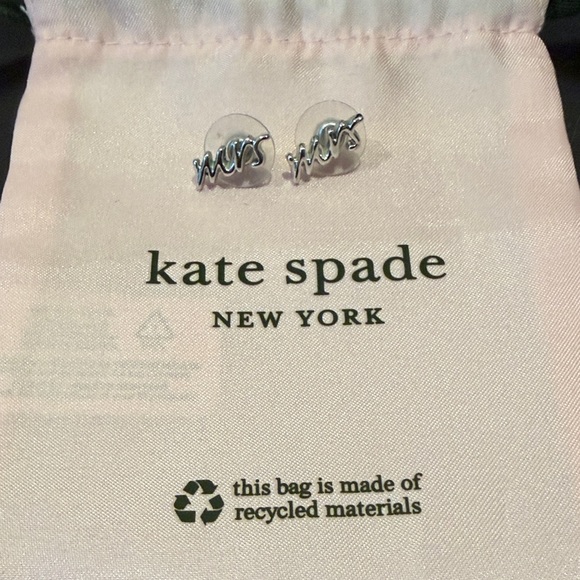 Kate Spade MRS stud earrings - Picture 2 of 3